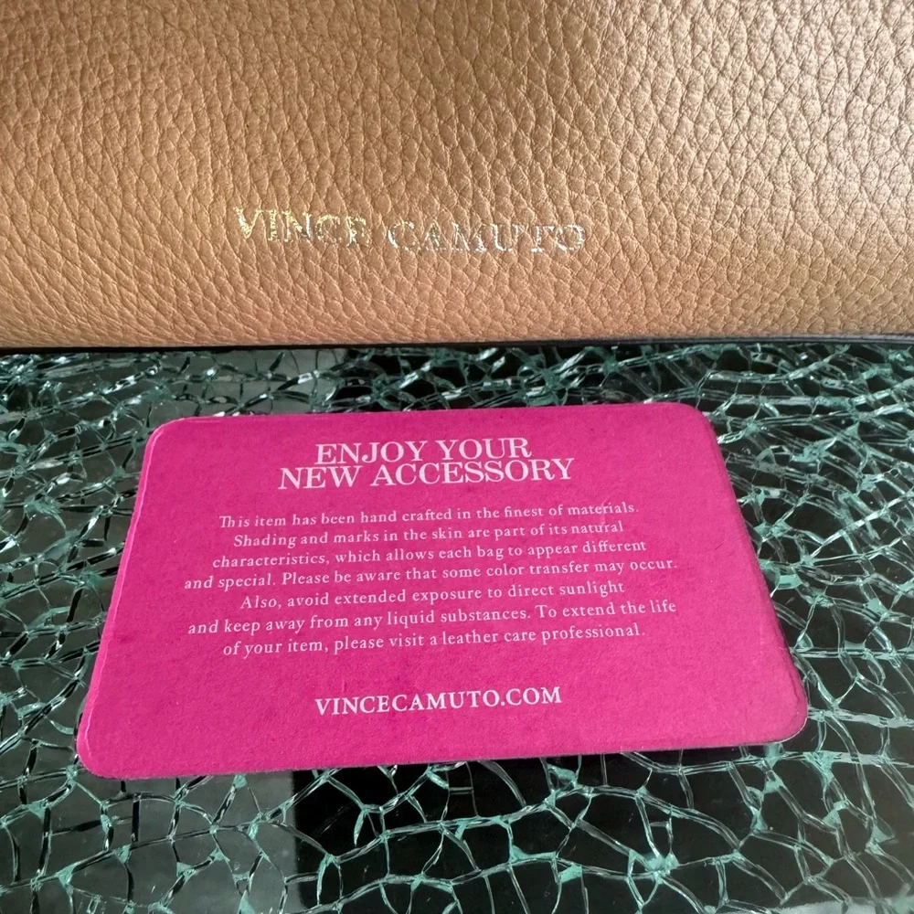 Vince Camuto Classic Convertible Tote Bag in‎ Brown